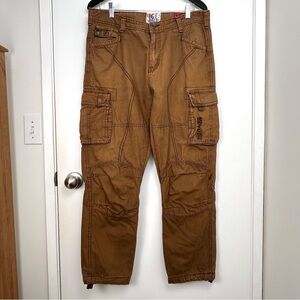 IGL Rags Vintage Y2K Men’s Cargo Pants size 36/29 Nutmeg Streetwear Utility